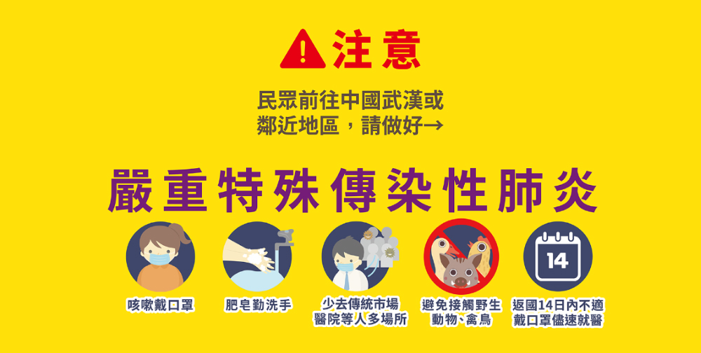 嚴重特殊傳染性肺炎，請留意自身健康狀況(另開視窗)